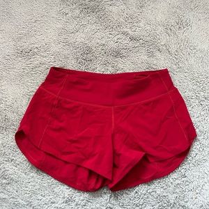 Lululemon size 4 speed up 2.5 inseam shorts